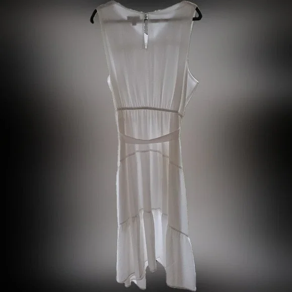 NWT Vera Wang White Tiered Tank Dress Midi White Size Size XXL - Picture 8 of 13